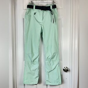 KARBON Girls youth Ride snow ski pants with belt buckles size 14